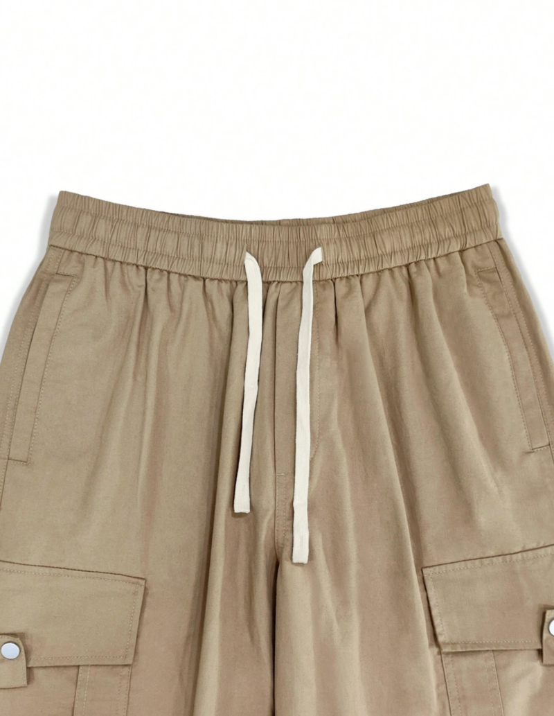 Joey Khaki Flap Pocket Cargo Pants - Image 4